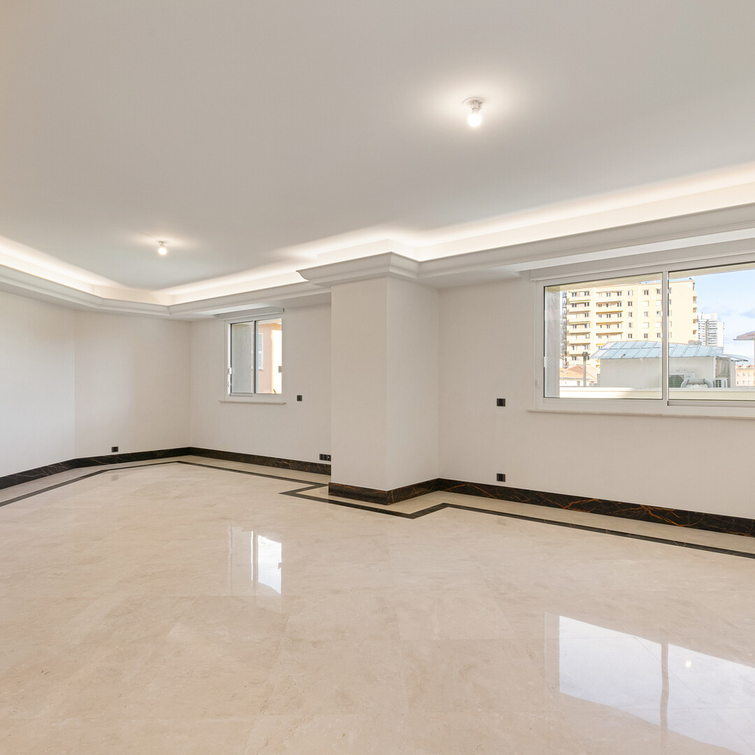 Vendita esclusiva ampio nuovo appartamento trilocale Villa Ninetta Moneghetti Monaco