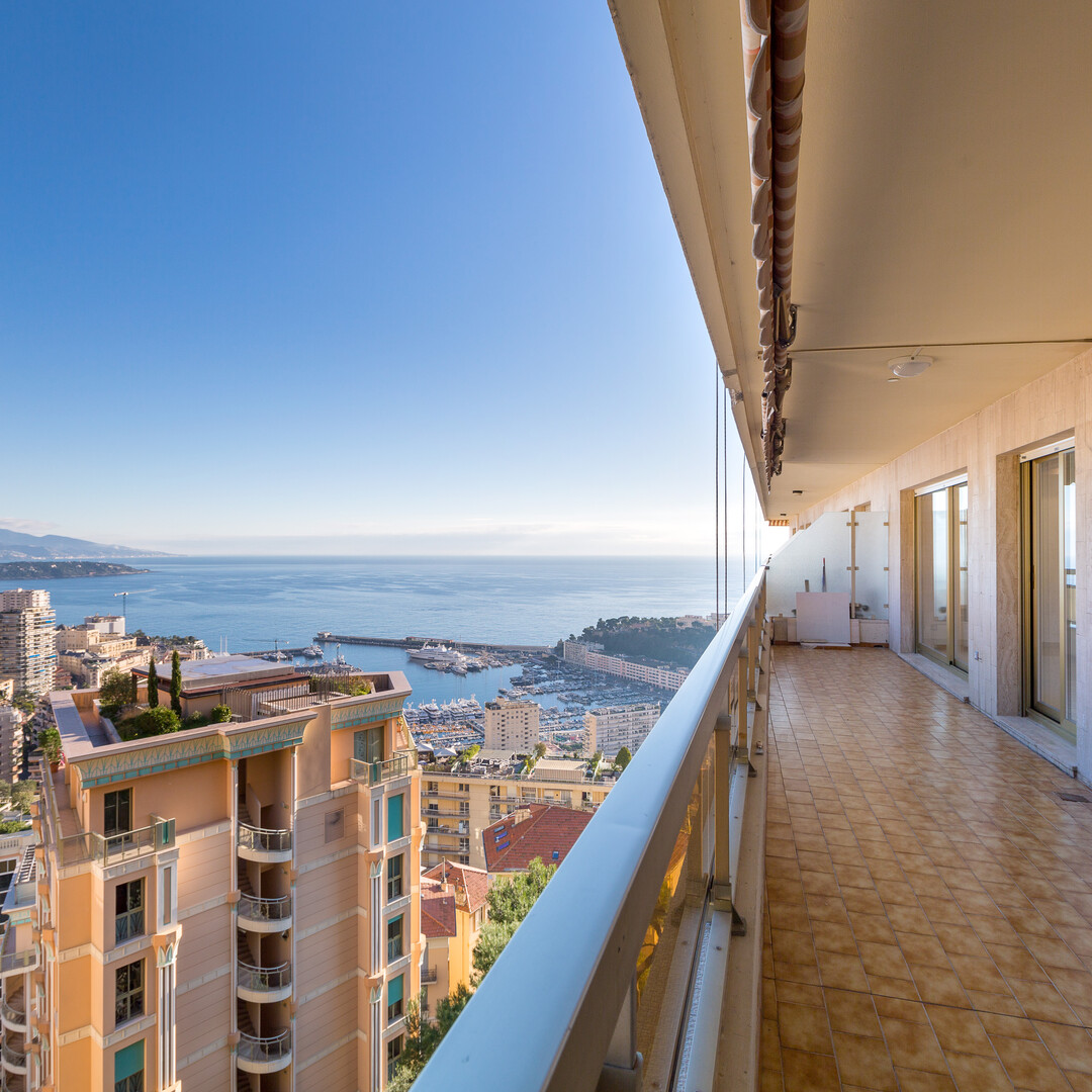 LIGURES - Jardin Exotique - Trilocale Vista Mare Panoramica